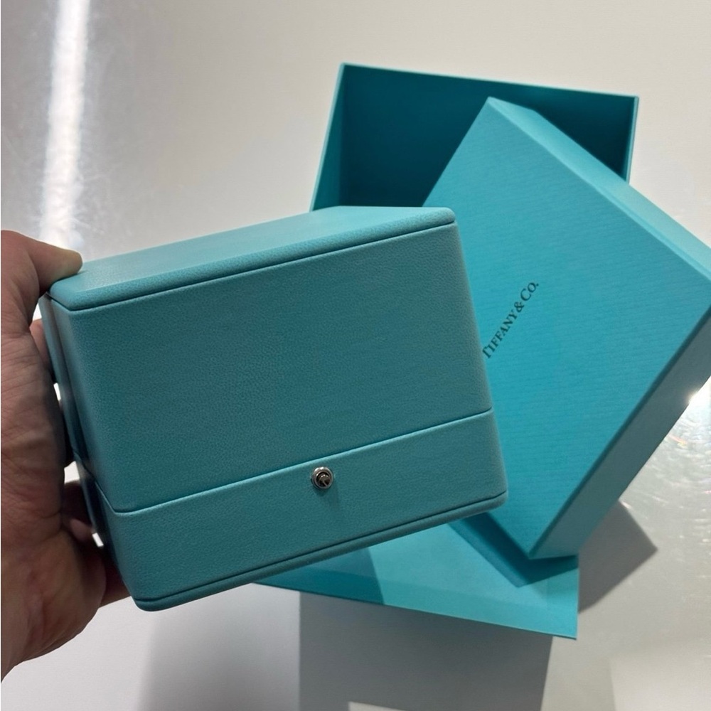 Tiffany & Co. Blue Jewelry Box.